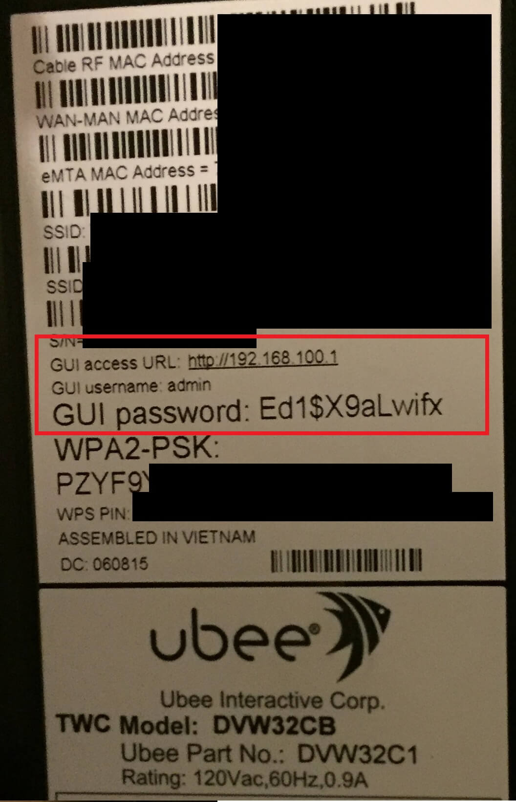 Network Security Key On Ubee Router