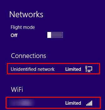 How To Fix Unidentified Network Windows 8