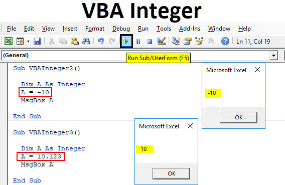 What Is Integer In Visual Basic