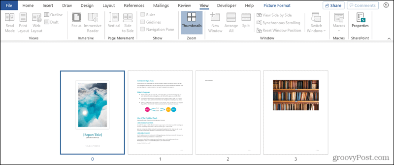 How To Make Microsoft Word Show Two Pages