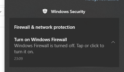 How To Turn Off Windows Firewall Notifications