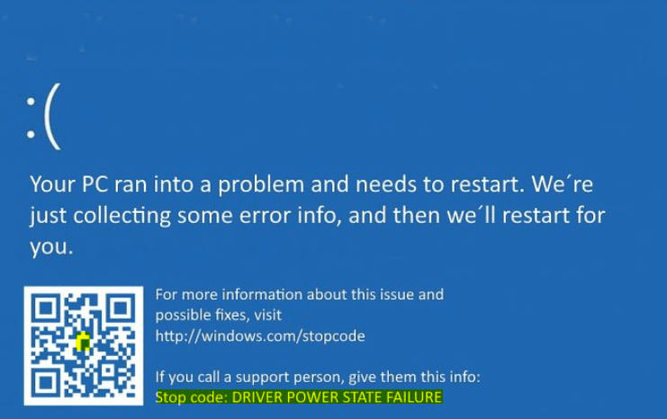 Driver_power_state_failure Windows 11