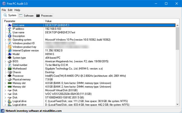 Find My Computer Hardware Information