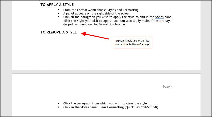 How To Prevent Widows And Orphans In Microsoft Word