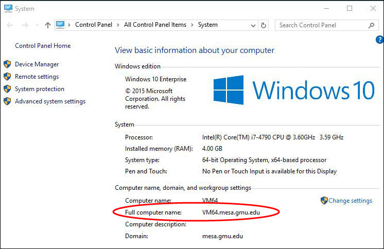 How To Find Hostname In Windows 10