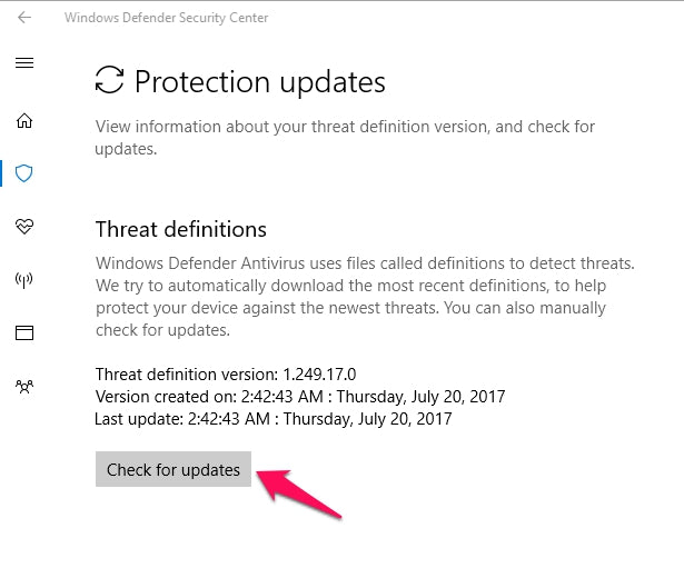 How To Update Antivirus Definitions