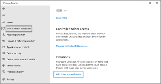 How To Exclude Folder From Windows Defender Windows 11