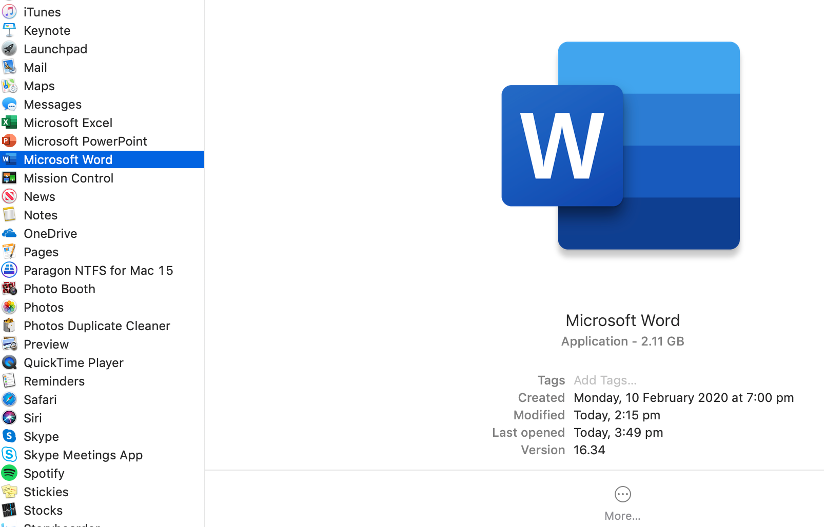 How Many Gigs Is Microsoft Office