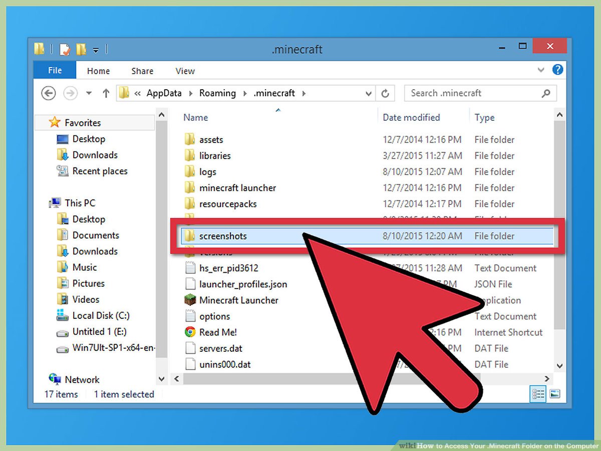 How To Find Minecraft Folder On Windows 8