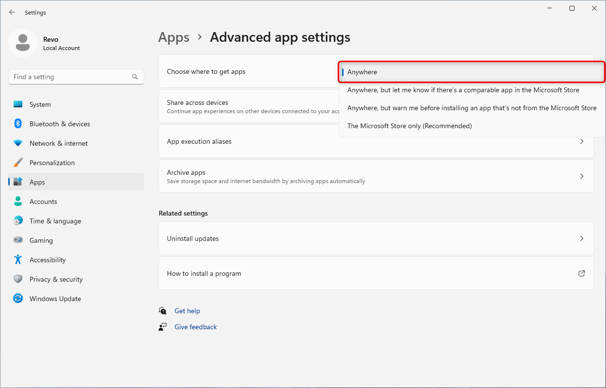 Windows 11 Install Apps From Anywhere