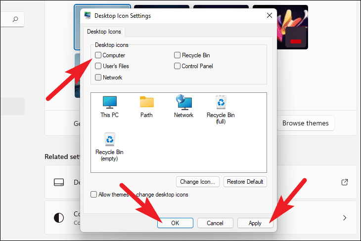 Remove Icons From Desktop Windows 11