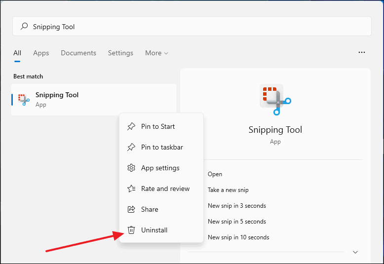 How To Disable Snipping Tool In Windows 11