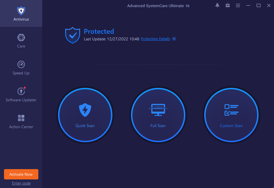 Advanced Systemcare Antivirus Free Download