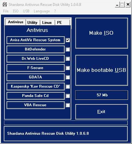 Shardana Antivirus Rescue Disk Utility