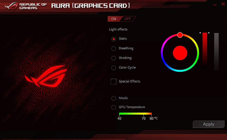 Rog Graphics Card Rgb Software