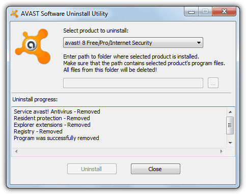 Computer Associates Antivirus Removal Tool