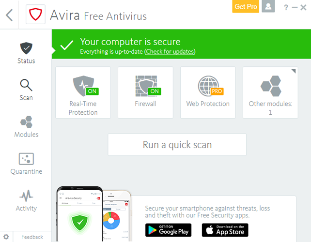 The Best Free Antivirus 2018