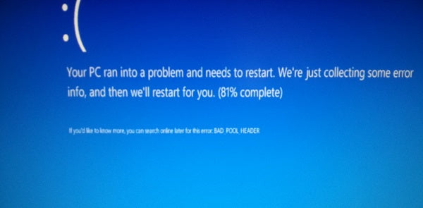 How To Fix Bad Pool Header Windows 8