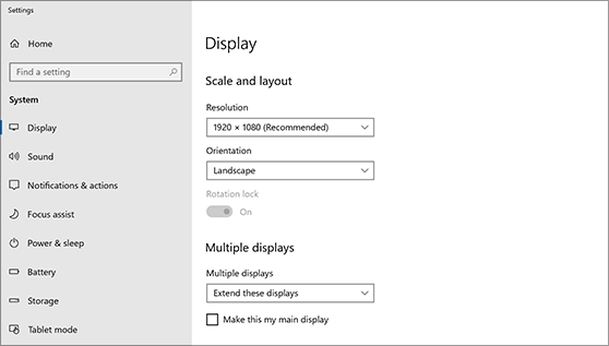 How To Extend Display On Windows 10