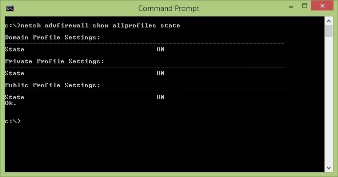 Firewall Confirmation Window How To Check Firewall Status In Windows Command Line