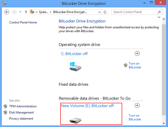 How To Remove Bitlocker In Windows 8