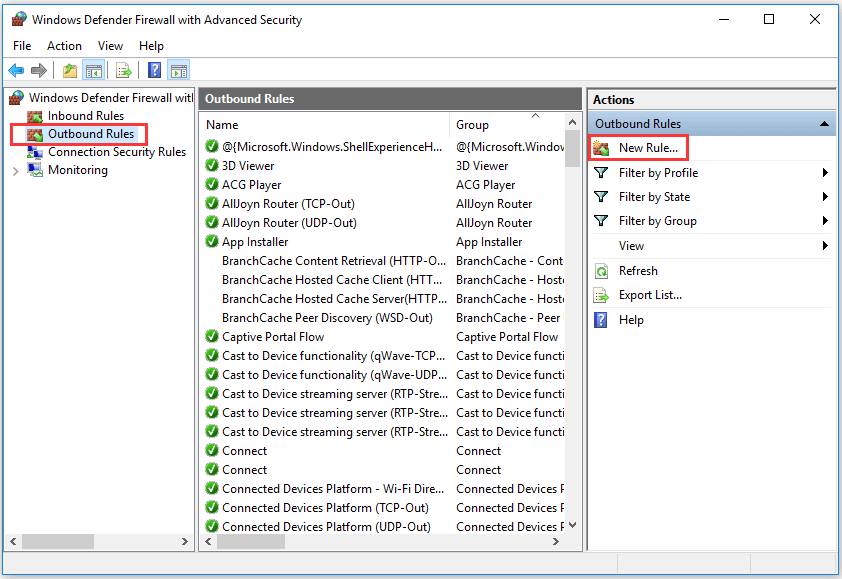 How To Block In Firewall To Prevent Online Check