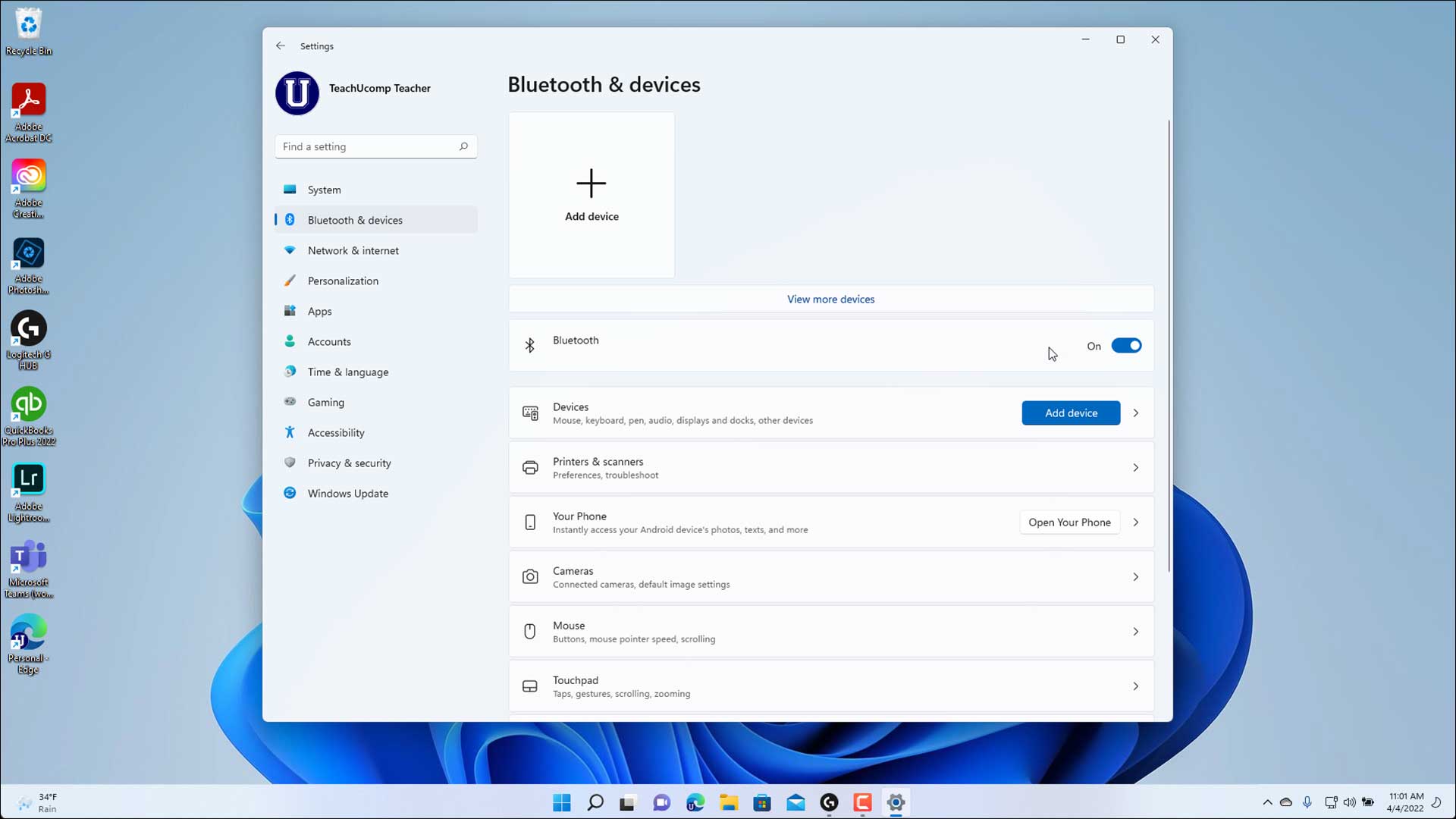 How To Turn On Bluetooth On Windows 11