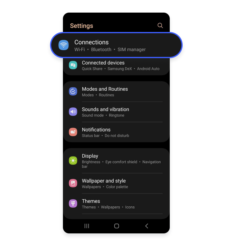 Where Is Network Security Key On Samsung Phone