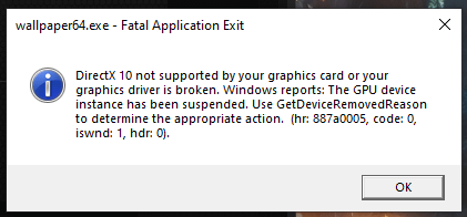 Directx 10 Not Supported By Your Graphics Card