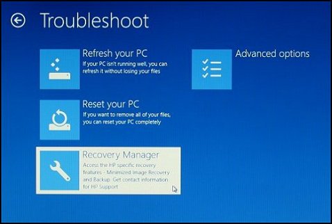How To Recovery HP Laptop Windows 8
