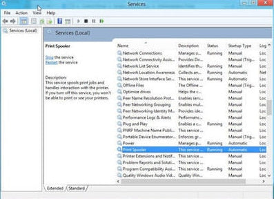 Where Is Print Spooler In Windows 8