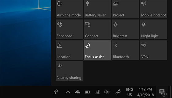 What Is Focus Assist Windows 10