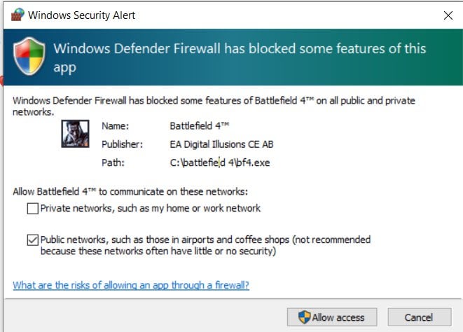 Should I Allow Games Through Firewall