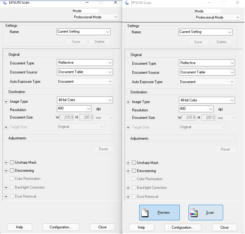 Epson Scan Not Working Windows 11