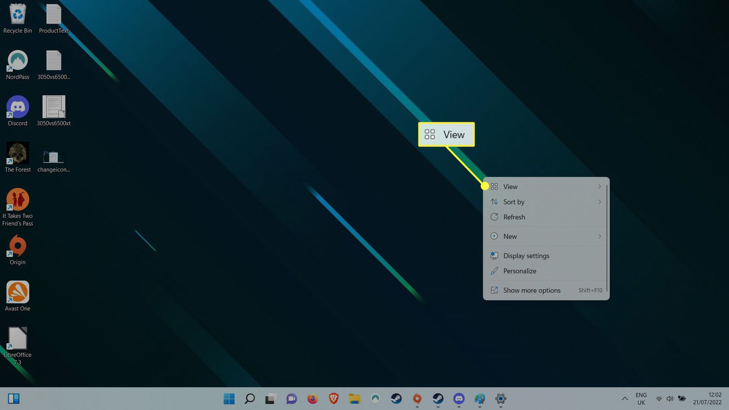 How To Reduce Desktop Icon Size In Windows 11