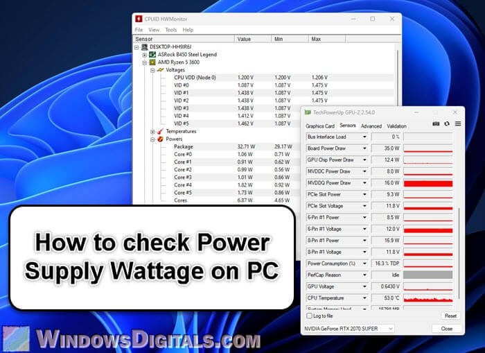 How To Check Power Supply On PC Windows 11