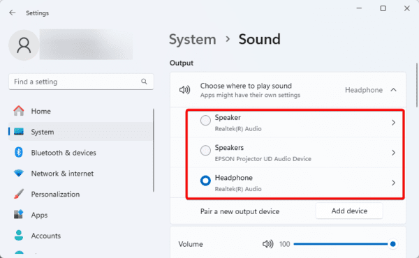 How To Change Audio Output Windows 11