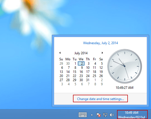 How To Put Clock On Desktop Windows 8