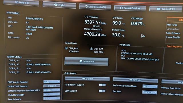 Cpu 100 Degrees On Startup