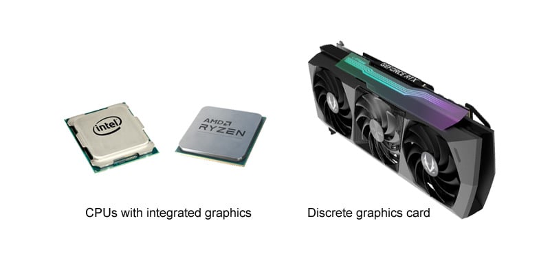 Integrated And Dedicated Graphics Card