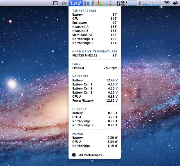 CPU Temperature Monitor For Mac