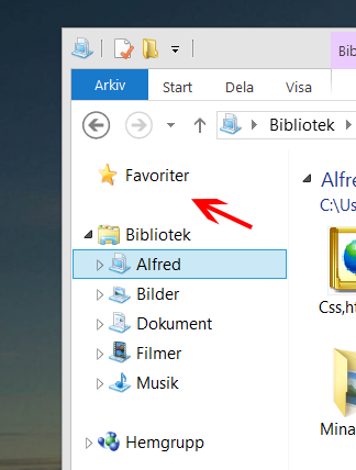 Where Are Favorites Stored In Windows 8