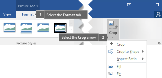 How To Crop Image In Circle Shape In Microsoft Word