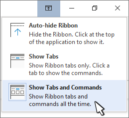 Microsoft Word How To Keep Ribbon Visible