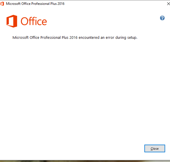 Microsoft Office Is Not Installing