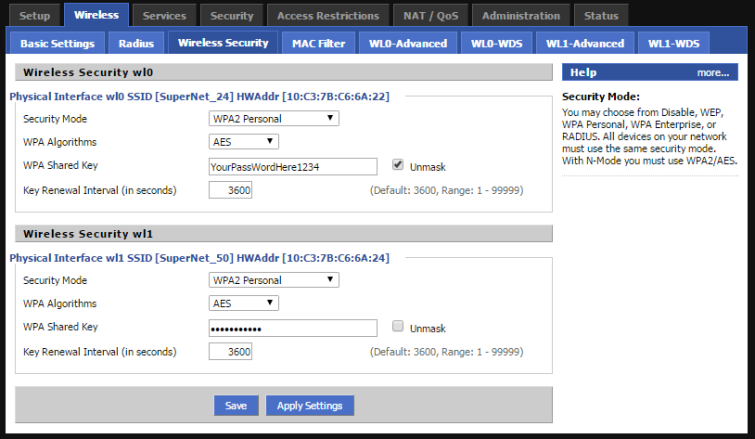 Dd Wrt Network Security Key