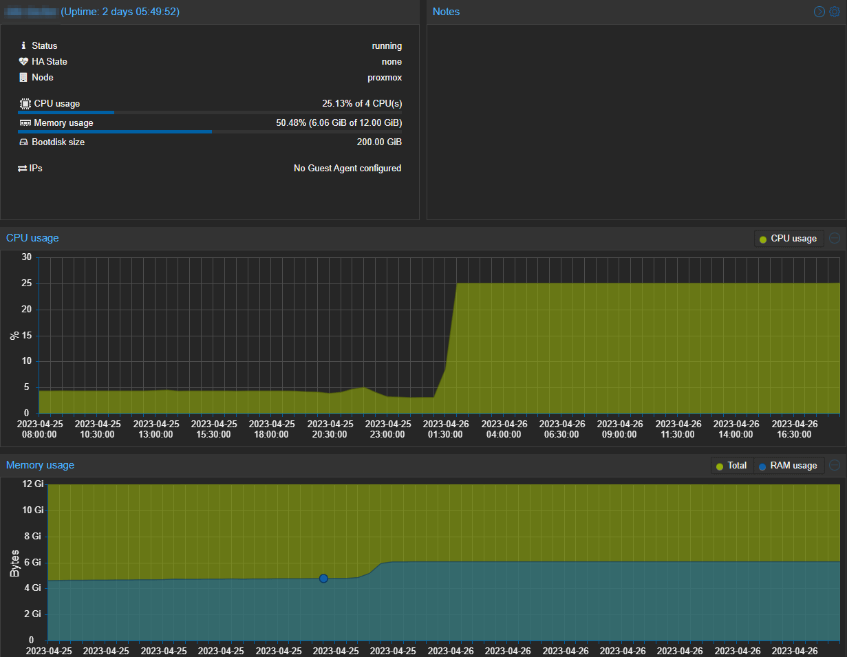 Freeze CPU At Startup Proxmox