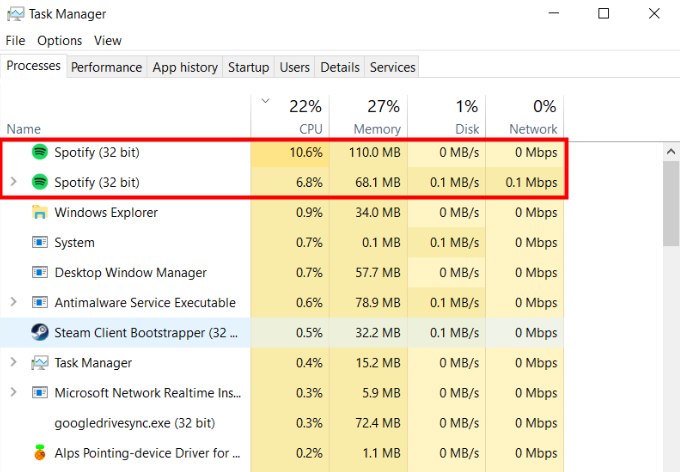 Spotify Using Too Much CPU