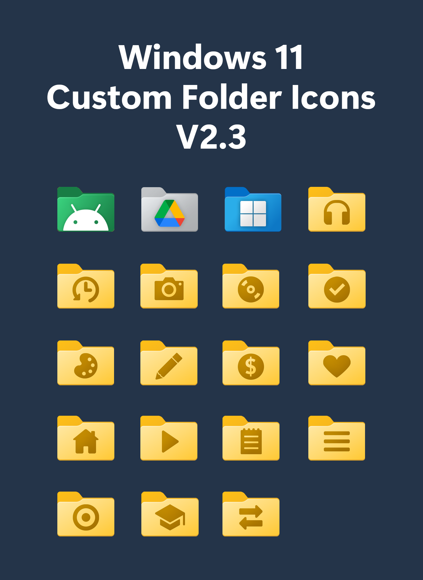 Custom Folder Icons Windows 11 Download