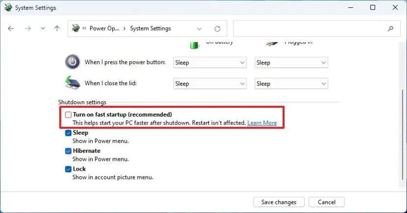 How To Disable Fast Startup Windows 11